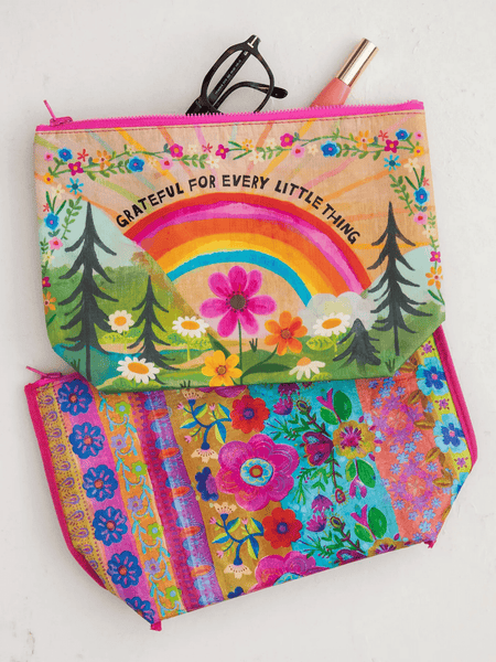 The Goods Recycled Felt Zippered Pouch