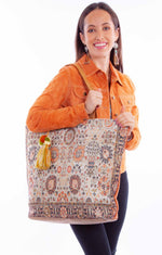 Western Lifestyle Woven Handbag - B605 Scully