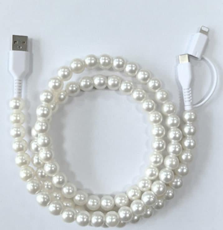 Beaded 2 in 1 Phone Charger