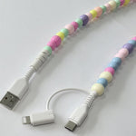 Beaded 2 in 1 Phone Charger