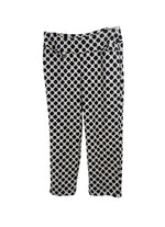 Black & White Knot Rope Print Capri