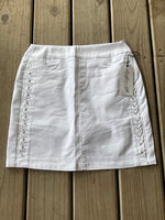 White Side Laced Pull On Skort