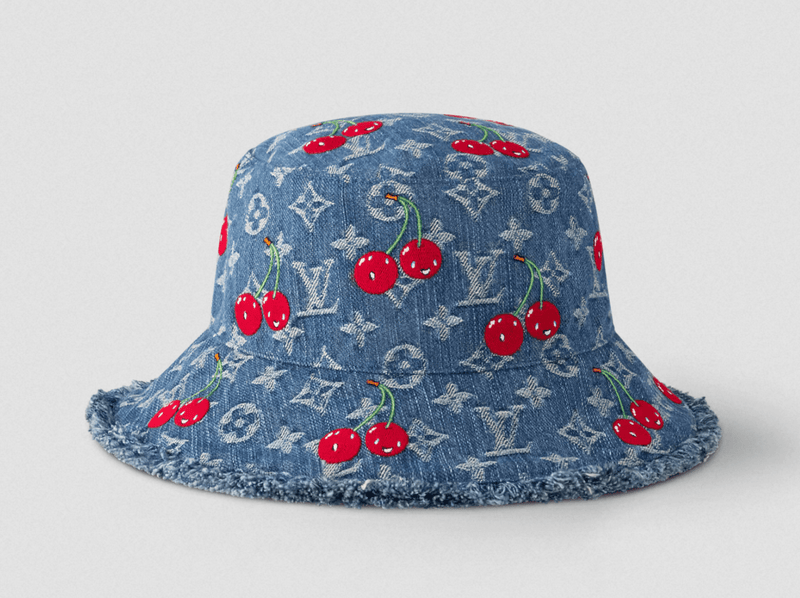 LV x TM Denim Cerise Bucket Hat LV x TM Denim Cerise Bucket Hat Anna