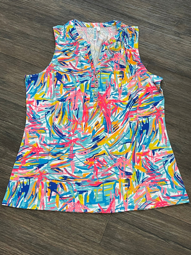 Colorful Neon Bella Tank - SPTB BEACHTIME by Lulu-B