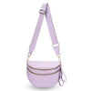 Double Zip Crescent Sling Bum Bag Double Zip Crescent Sling Bum Bag Chole Lavender