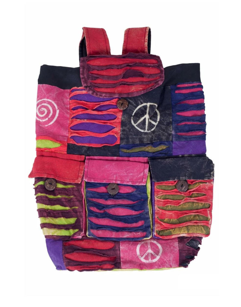 Patchwork Backpack India Boutique