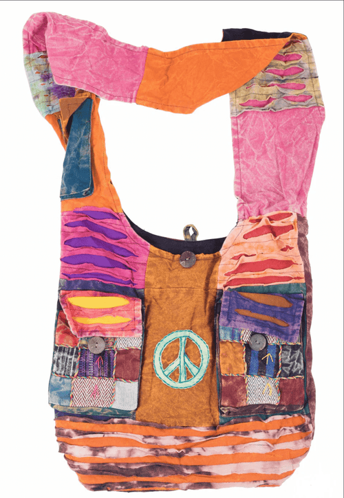 Peace Sign Colorful Nepal Bag Peace Sign Colorful Nepal Bag India Boutique