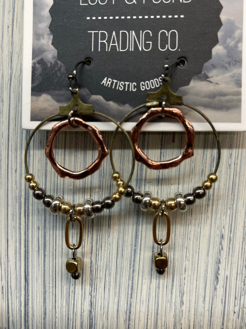 Eclipse Ring Collage Earrings Lost & Found Trading Co.