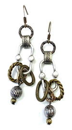 Fancy Links Dangle Earrings Lost & Found Trading Co.