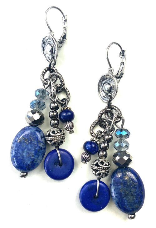 Target Latchback Earrings w/ Beaded Dangles Target Latchback Earrings w/ Beaded Dangles Lost & Found Trading Co.