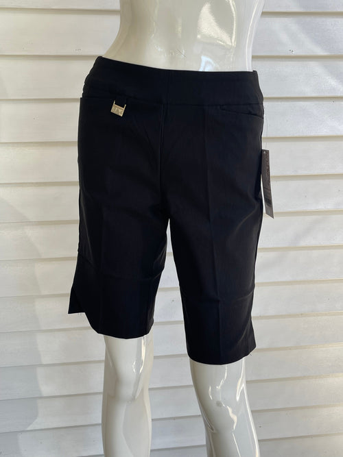 Black Bangladine 10" Inseam Bermuda Shorts Lulu-B