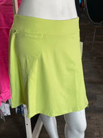 Key Lime Pull-on Zip Skort with UPF50+ Key Lime Pull-on Zip Skort with UPF50+ Lulu-B