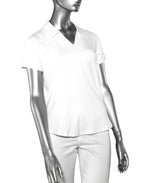 White Short Sleeve Collar Top White Short Sleeve Collar Top Lulu-B