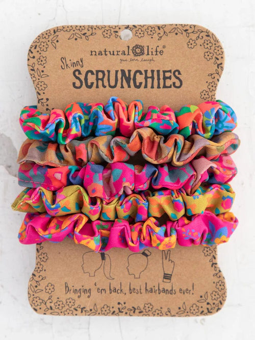 Mixed Print Scrunchie Set - Pink Mixed Print Scrunchie Set - Pink Natural Life