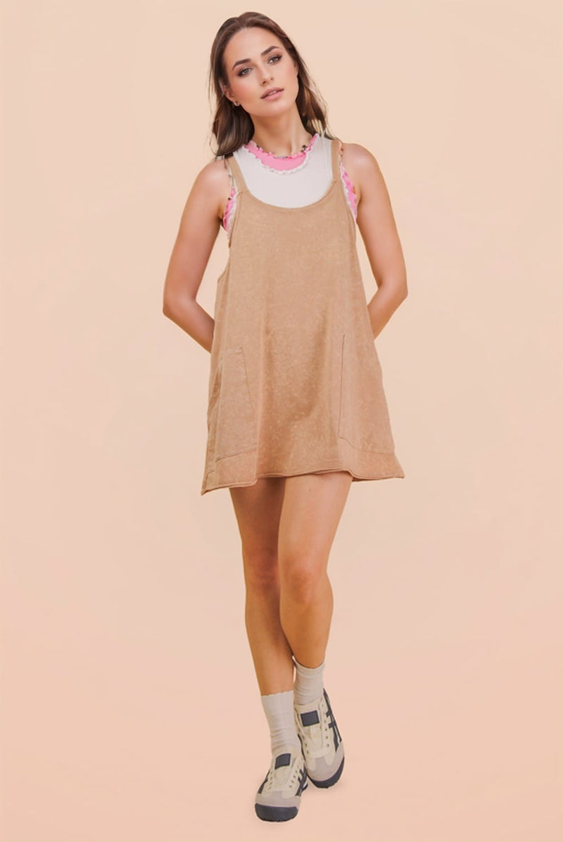 mini dress with built in shorts Mineral Washed Knit w/ Built-In – Old Skool Boutique Pattern:Floral Buy Aqua Blue Jersey Swatch:#d3af37 100% viscose Lining