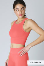 Chevron Highneck Crop Top Chevron Highneck Crop Top Nikibiki Camelia