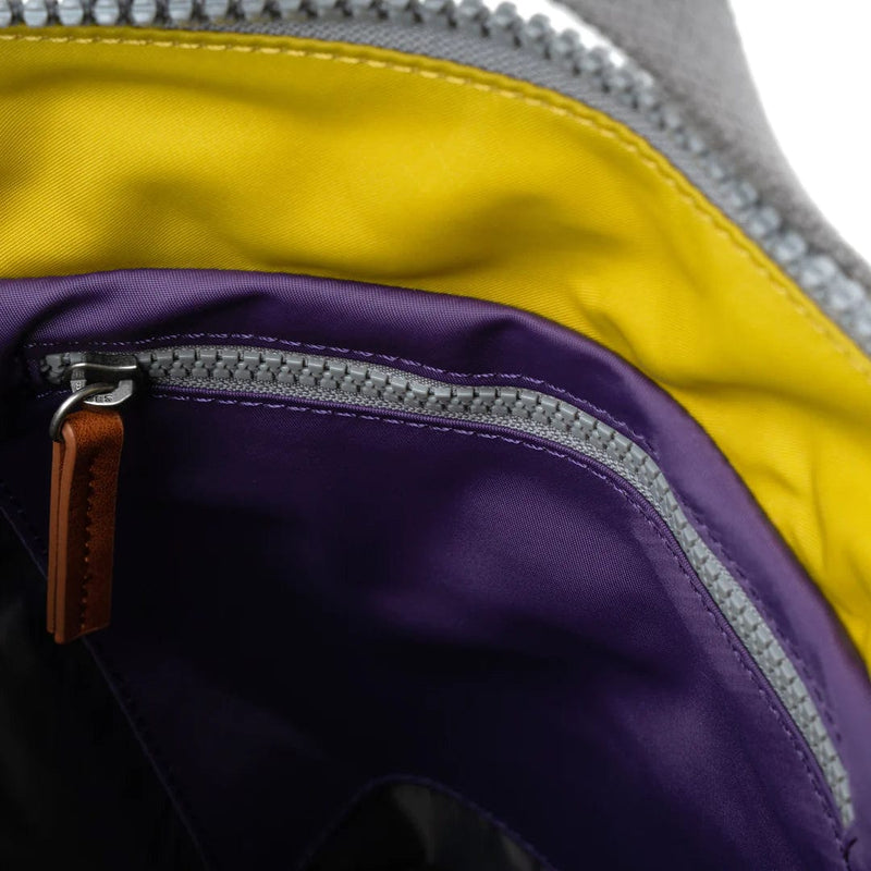 Creative Waste Bantry B Colour Blocking Recycled Small Nylon Backpack ORI London Backpack