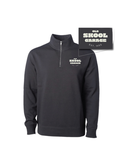 OSG Asphalt 1/4 Zip Pullover OSG Asphalt 1/4 Zip Pullover Park Bench Apparel