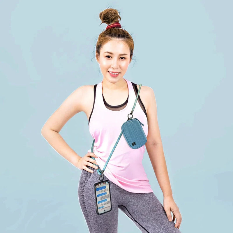 Active Crossbody w/ RFID Pouch Single Rope Active Crossbody w/ RFID Pouch Single Rope Save The Girls