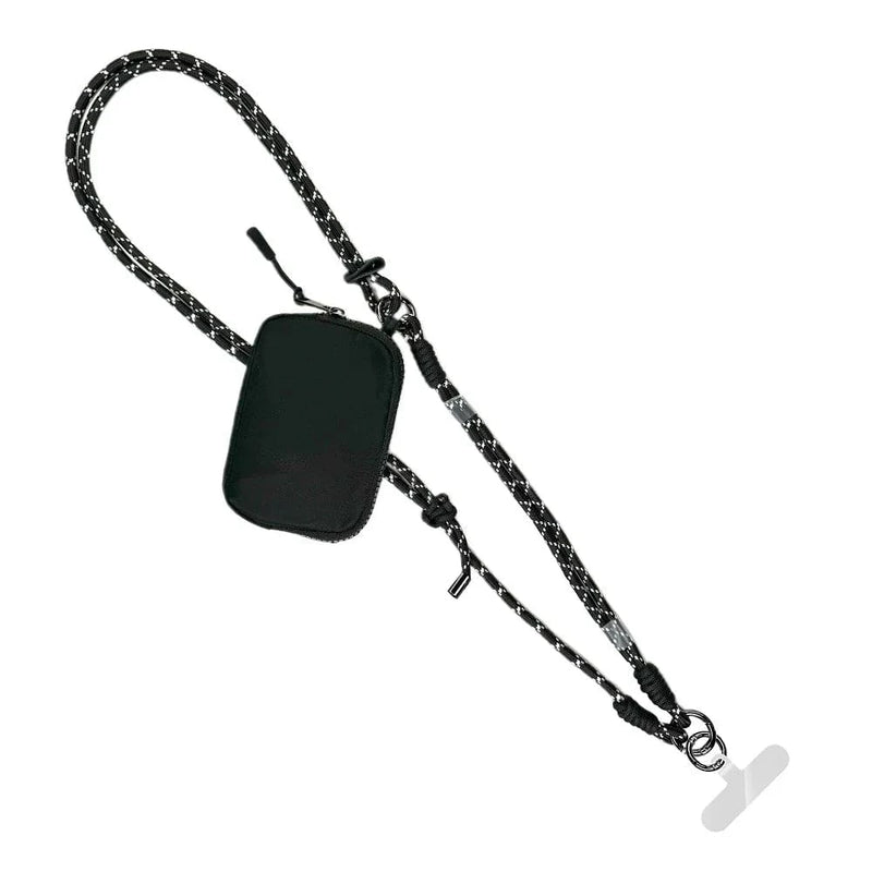 Active Crossbody w/ RFID Pouch Twin Rope Active Crossbody w/ RFID Pouch Twin Rope Save The Girls Black