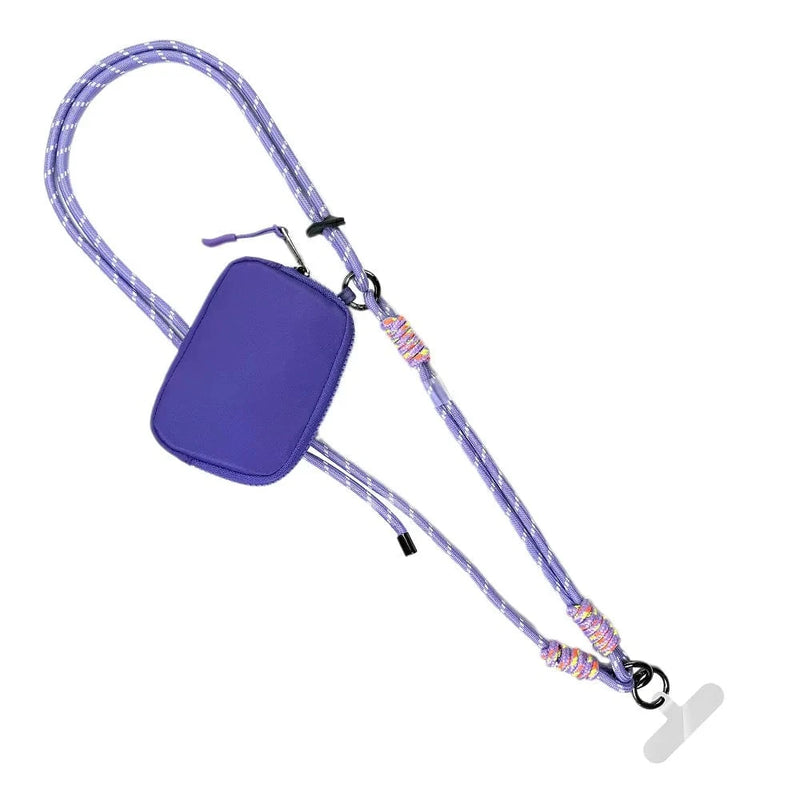 Active Crossbody w/ RFID Pouch Twin Rope Active Crossbody w/ RFID Pouch Twin Rope Save The Girls Purple