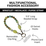 Clip & Go Brilliant Beads Wristlet Clip & Go Brilliant Beads Wristlet Save The Girls