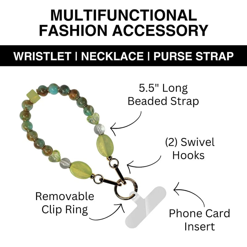 Clip & Go Brilliant Beads Wristlet Clip & Go Brilliant Beads Wristlet Save The Girls