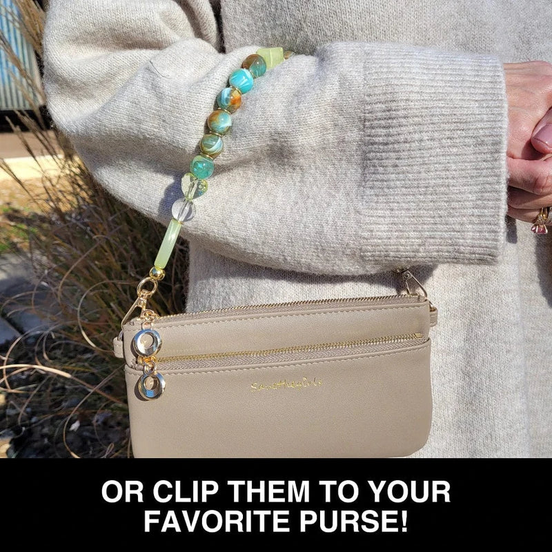Clip & Go Brilliant Beads Wristlet Clip & Go Brilliant Beads Wristlet Save The Girls