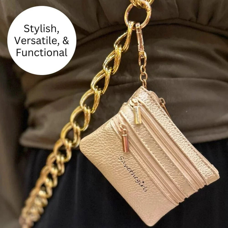 Clip & Go Double Link Chain w/ Pouch Clip & Go Double Link Chain w/ Pouch Save The Girls