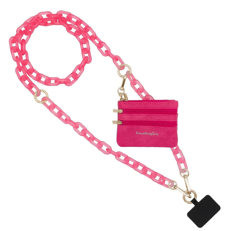 Clip & Go Ice Chain with Pouch Clip & Go Ice Chain with Pouch Save The Girls Hot Pink