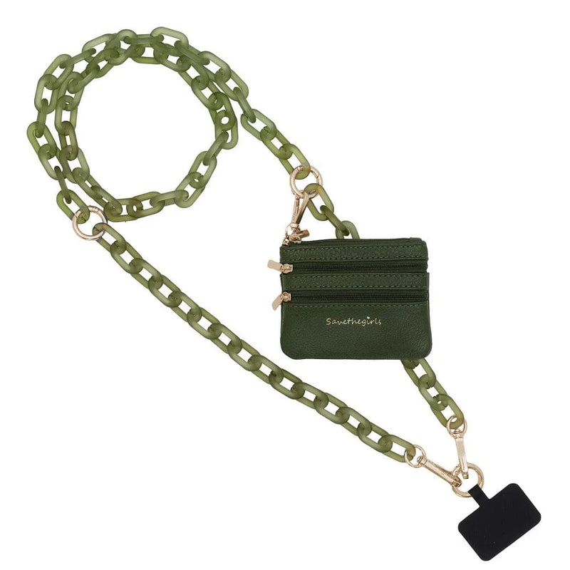 Clip & Go Ice Chain with Pouch Clip & Go Ice Chain with Pouch Save The Girls Hunter Green