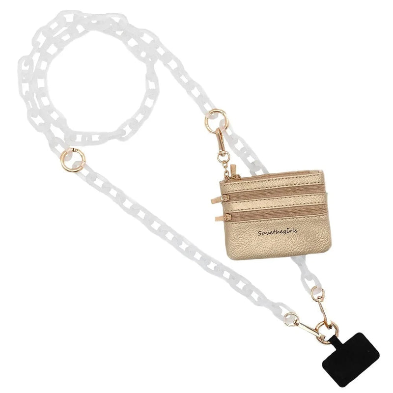 Clip & Go Ice Chain with Pouch Clip & Go Ice Chain with Pouch Save The Girls White
