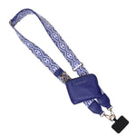 Clip & Go Strap w/ RFID Pouch Diamond Pattern Clip & Go Strap w/ RFID Pouch Diamond Pattern Save The Girls Royal Blue