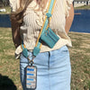 Clip & Go Strap w/ Zippered Pouch -  Fun Dots Clip & Go Strap w/ Zippered Pouch -  Fun Dots Save The Girls