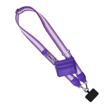 Clip & Go Strap w/ Zippered Pouch -  Fun Dots Clip & Go Strap w/ Zippered Pouch -  Fun Dots Save The Girls Purple
