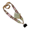 Clip & Go Strap w/ Zippered Pouch - Green/Purple Pattern Save The Girls