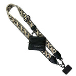 Clip & Go Strap w/ Zippered Pouch XOXO Clip & Go Strap w/ Zippered Pouch XOXO Save The Girls Black