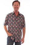 Men's Flamingos & Pineapples Shirt Scully