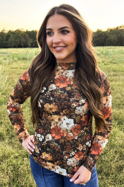 Maple Bloom Mesh Top – Old Skool Boutique