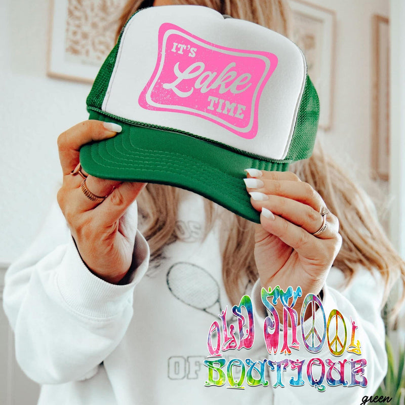 It's Lake Time Trucker Hat It's Lake Time Trucker Hat vendor-unknown