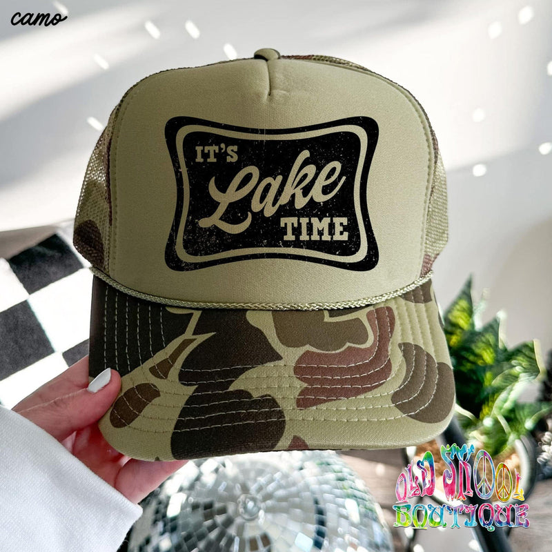 It's Lake Time Trucker Hat It's Lake Time Trucker Hat vendor-unknown