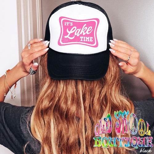 It's Lake Time Trucker Hat It's Lake Time Trucker Hat vendor-unknown