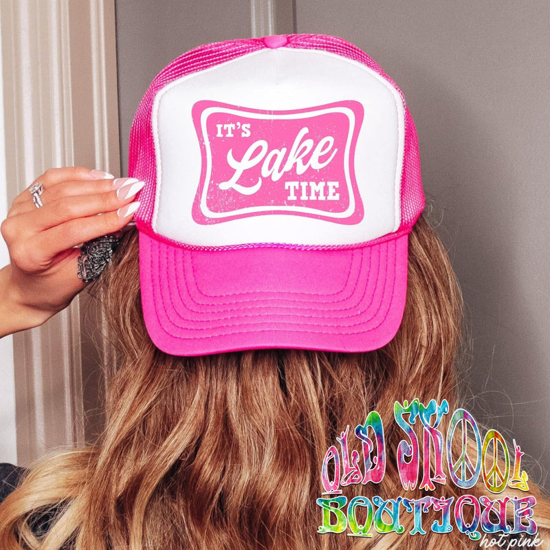 It's Lake Time Trucker Hat It's Lake Time Trucker Hat vendor-unknown