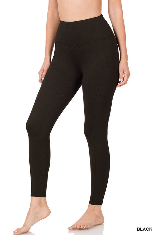 Brushed Microfiber Full Length Leggings Brushed Microfiber Full Length Leggings Zenana
