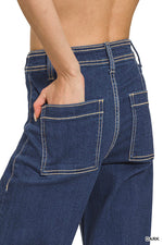 Dark Straight Leg Denim Jeans Dark Straight Leg Denim Jeans Zenana