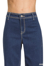 Dark Straight Leg Denim Jeans Dark Straight Leg Denim Jeans Zenana