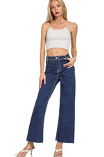 Dark Straight Leg Denim Jeans Dark Straight Leg Denim Jeans Zenana