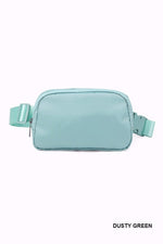 Everywhere Crossbody Fanny Pack Belt Bag Everywhere Crossbody Fanny Pack Belt Bag Zenana Dusty Green