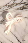 LARGE RIBBON BOW MATTE FINISH HAIR CLAW CLIPS Zenana