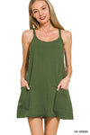 Mini Dress With Built-in Romper Liner Mini Dress With Built-in Romper Liner Zenana